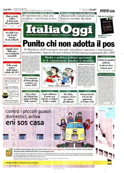 Italia oggi : quotidiano di economia finanza e politica